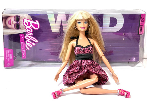 Barbie Wild Doll Fashionistas +100 Poses Original
