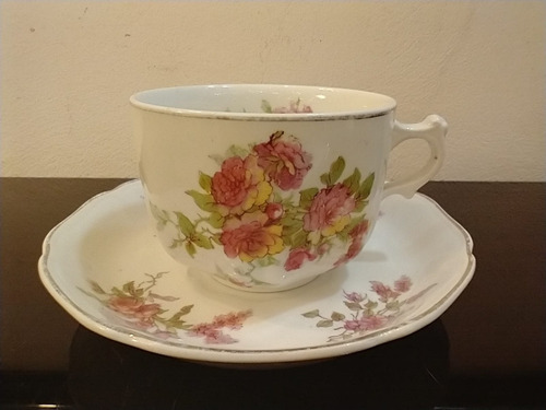 Imagen 2 de 9 de Antigua Taza De Té Con Plato Loza Inglesa Johnson Bros Migno