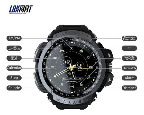 Cv Reloj Inteligente Lokmat Mk28 Y Pantalla 1.3in