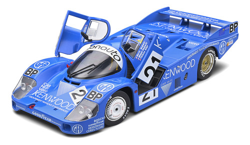 Miniatura Porsche 956lh Kenwood #21 (M.andretti, Andretti, Alliot) 1983 24 Horas Lemans 1:18 Solido