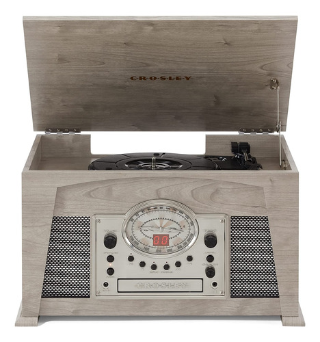 Crosley Cr7015a-gy Medley De 3 Velocidades De Vinilo Turntab