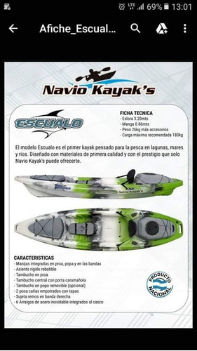 Kayak Escualo 