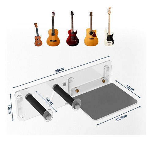Soporte De Pared Para Colgar Guitarra, Acrílico