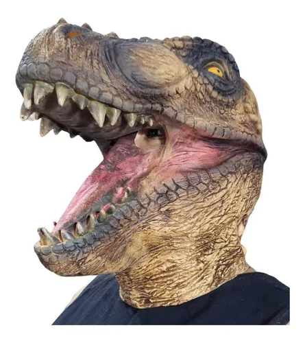 Máscara Dinossauro Rex - Fantasias Kitok
