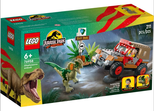 Lego Jurassic Park 30th Aniversary Emboscada Dilophosaurio