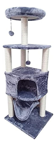 Huitree Árbol Para Gatos Con Poste Rascador Y Cama Colgante,