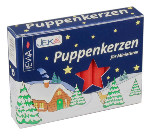 Jeka Puppenkerzen - Velas Pequenas De 0.394 In, Caja De 20 U