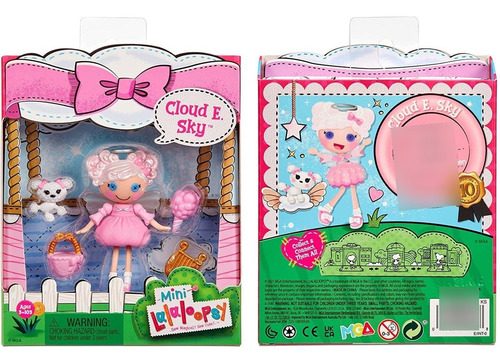 Lalaloopsy Mini Doll - Cloud E. Sky Con Mini Caniche Para Ma