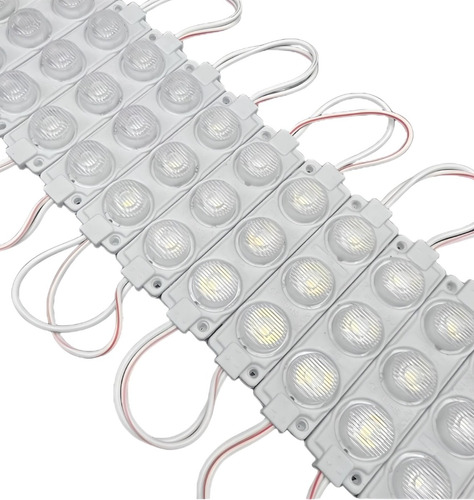 Modulo Led 7519 Lupa 3 Led 12v Alto Potencia Ip68 X10