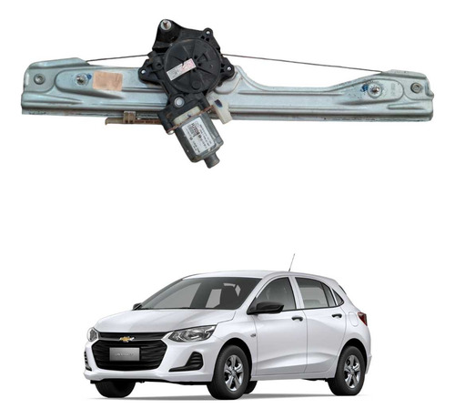 Máquina Vidro Traseiro Esquerdo Chevrolet Onix 1.0 2020