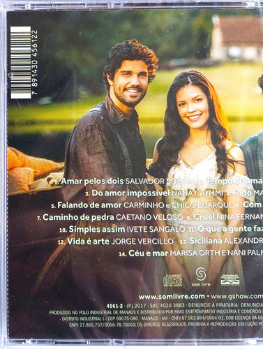 Cd Tempo De Amar - Vol. 1 Trilha Sonora De Novelas