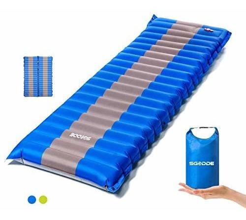 Sgodde Cojin Dormir Para Camping Extra Grueso