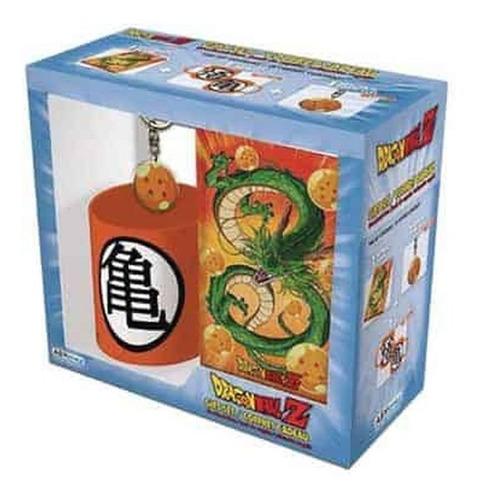 Dragon Ball 3 Pc Journal Gift Set Includes Taza N Llavero