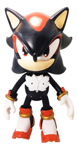 Figura Sonic Negro Shadow Hedgehog Muñeco Con Sonido 29cm En