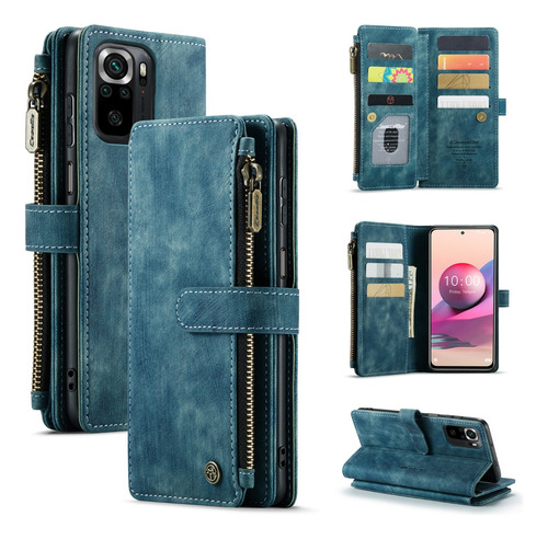 Funda Tipo Cartera Caseme C30 Para Xiaomi Redmi Note 10 4g