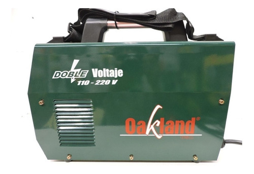 Imagen 2 de 3 de Soldadora inverter Oakland SP-200 verde 110V/220V