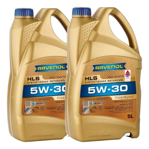 Aceite 5w30 Ravenol Sintetico Hls-api Sn/cf Acea /c3 5lts X2