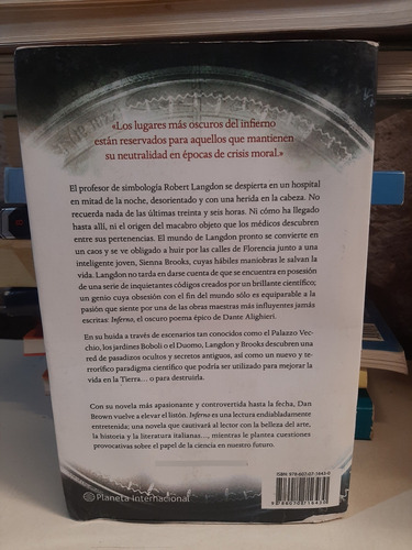 Inferno - Dan Brown (Usado)