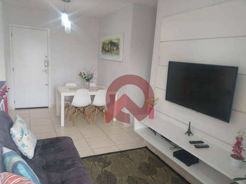 Apartamento Com 2 Dormitórios À Venda, 59 M² Por R$ 318.000,00 - Ocian - Praia Grande/sp - Ap3356