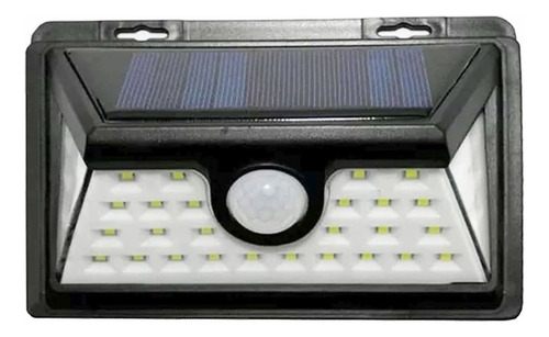 Foco Solar 30 Led Exterior 6w Con Sensor De Movimiento - Ilu