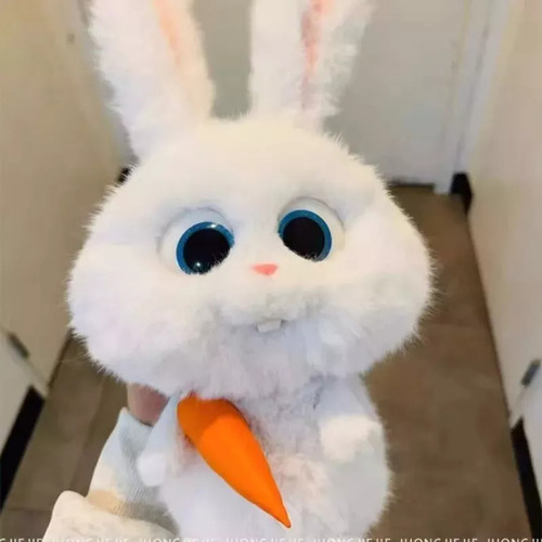 -- Peluche Conejo Snowball Vida Secreta De Tus Mascotas