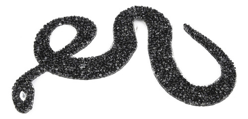 Rollo De Malla Con Apliques De Strass Con Ribete De Serpient