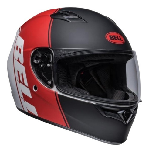 Imagen 3 de 5 de Casco Bell Qualifier Ascent Negro Rojo Blanco