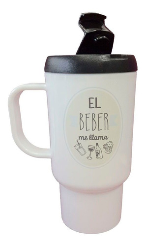 Jarro Termico Frase El Beber Me Llama Bebidas Alcohol