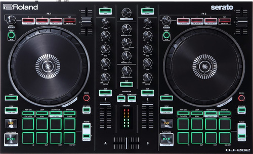 Roland Dj 202 Controlador Midi Dj Serato 2 Canales Djay