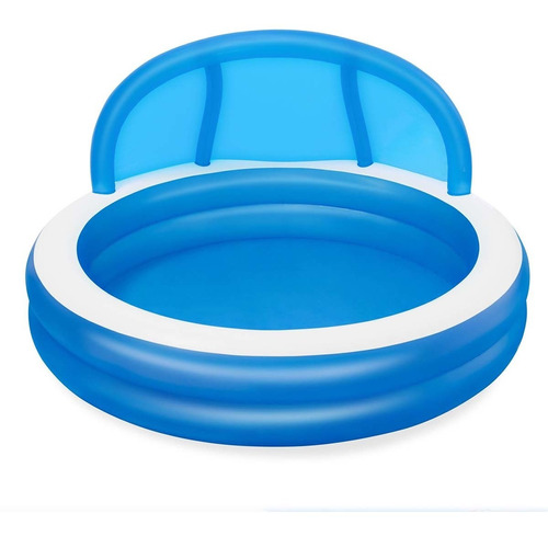 Alberca Inflable Circular Piscina Techo 54337 Jardin Bestway Color Azul