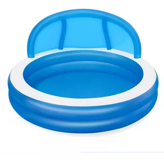 Alberca Inflable Circular Piscina Techo 241cm Jardin Bestway