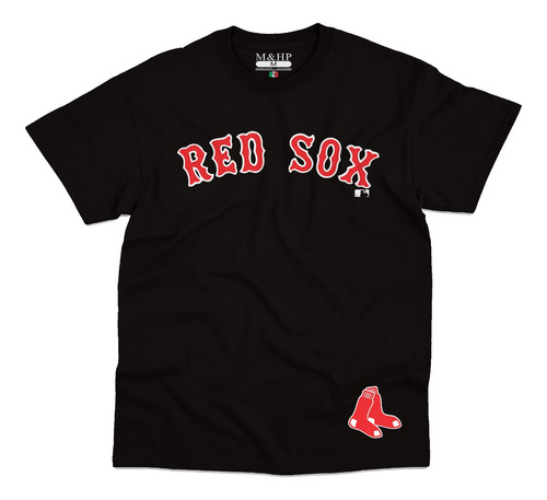 Playera Red Sox Medias M2- Caballero Dama Niño