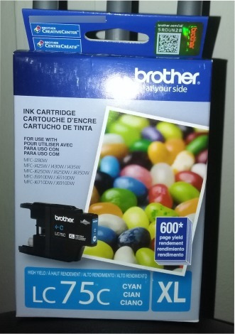 Imagen 3 de 5 de Tinta Brother Lc-75 Cyan