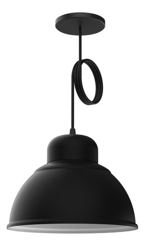 Lampara Colgante Campana Galponera Industrial Ø28cm E27 