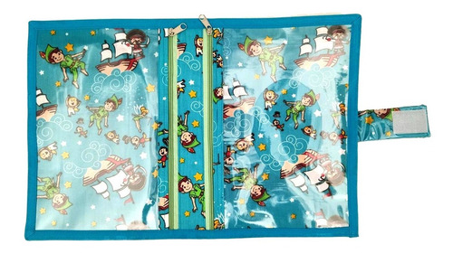 Imagem 3 de 3 de Nécessaire Bebê Porta Fraldas E Lenço Umedecido Com Zíperes
