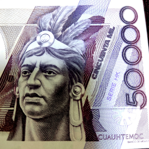 1 Billete De 50,000 Pesos Circulado En Buen Estado Familia A