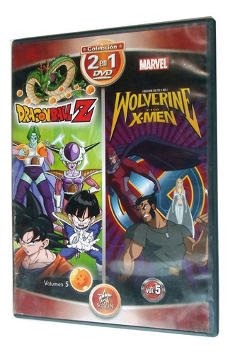 Dvd Dragon Ball Z Wolverine X-men Coleccion 2 En 1 (Usado)