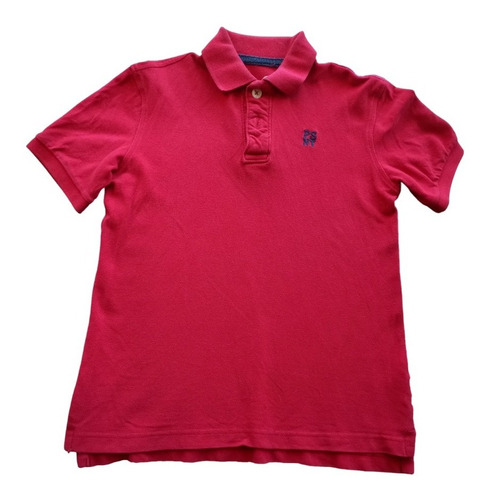 Franela Roja Polo Para Niños Talla 8 Ps