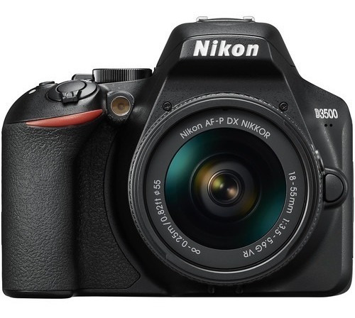Câmera Nikon D3500 Dslr Lente 18-55mm Lançamento 12x S/juros