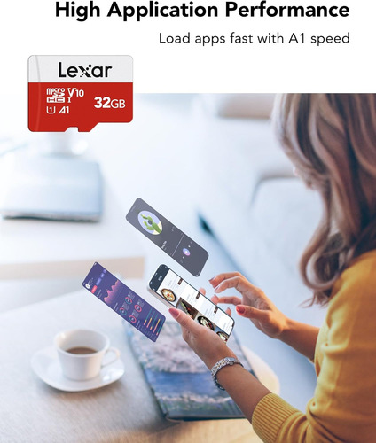 Lexar 32gb Micro Sd Card 3 Pack, Microsdhc Uhs-i Flash Me...