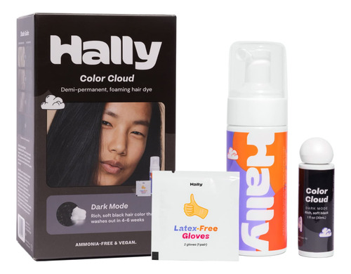 Hally Color Cloud - Kit De Tinte Semipermanente Para El Cabe