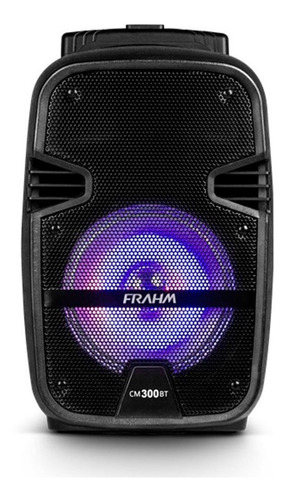 Caixa De Som Frahm Cm 300 300w Com Bluetooth Usb Bateria Int