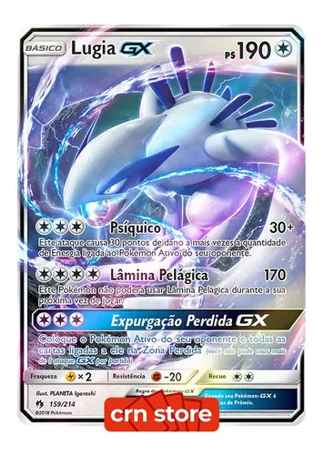 Carta Pokémon Lendário Virizion Gx Trovões Perdidos