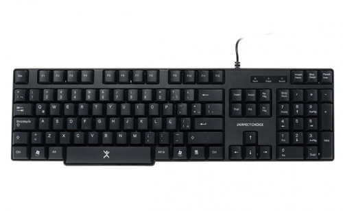 Teclado Alambrico Usb Antiderrames Compatible Con Mac Os Win