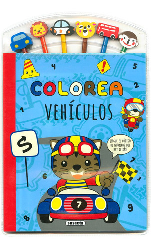 Colorea Vehiculos, De Susaeta, Equipo. Editorial Susaeta, Tapa Blanda En Español