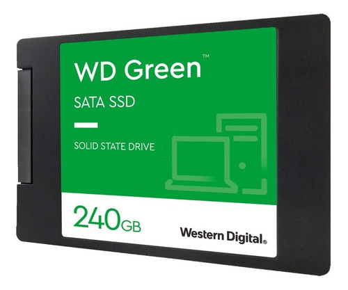 Imagen 3 de 6 de Disco sólido interno Western Digital WD Green WDS240G3G0A 240GB verde