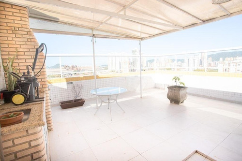 Imagem 23 de 24 de Cobertura Com 2 Dormitórios À Venda, 130 M² Por R$ 585.000,00 - Ponta Da Praia - Santos/sp - Co0042
