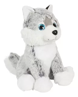 Peluche Lobo Siberiano Mediano Perro Husky 27cm 70326