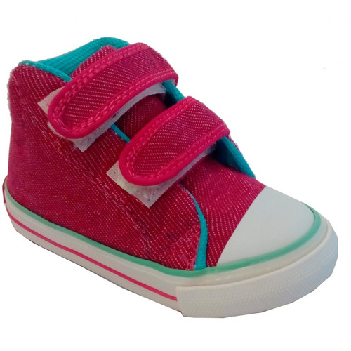 Imagen 6 de 10 de Zapatillas Botitas Bebe Lona Marca Small Mod. Twist (0325)