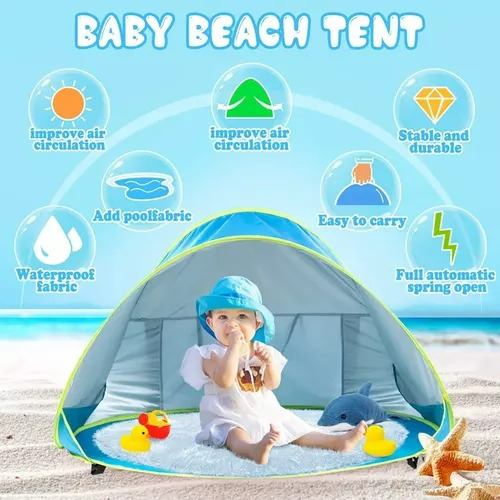 Brinquedos Praia Completo Piscina Barraca Infantil Menina A